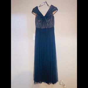 Tadashi Shoji Navy Blue Formal Dress